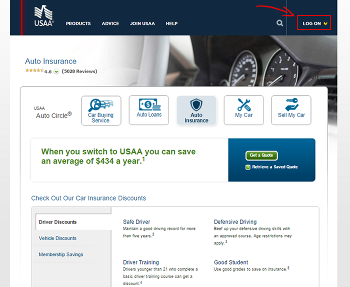 USAA Auto Insurance Login and Make a Payment Information - DP Tech Group