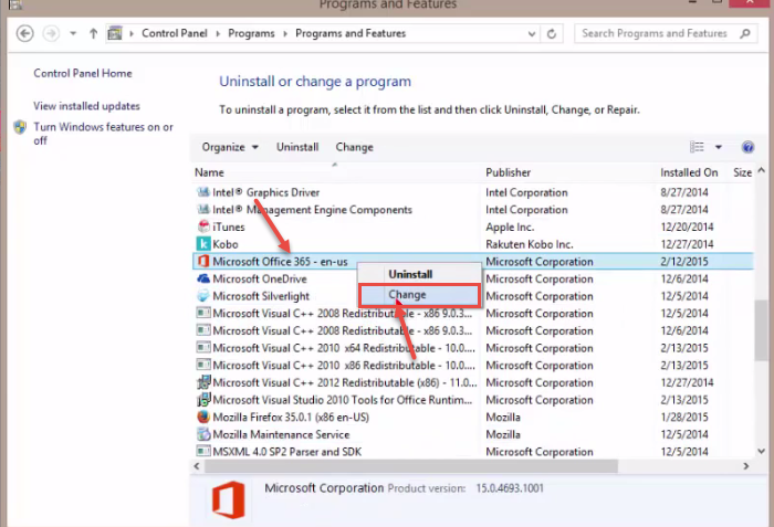 microsoft office e mail