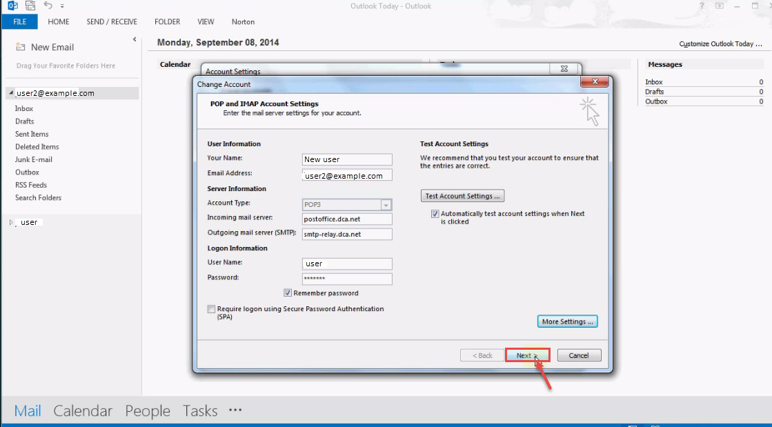 outlook 2013 6 complete setting