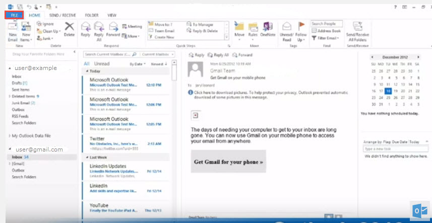 How to remove account in Outlook 2013 Outlook 2013 Help